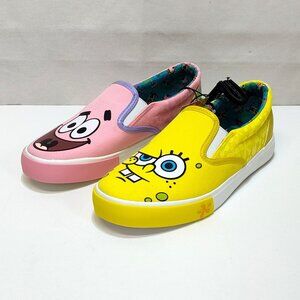 Ground Up Spongebob Patrick Slip On Canvas Shoe WMNS US 8 EUR 39.5 Cartoon Desig